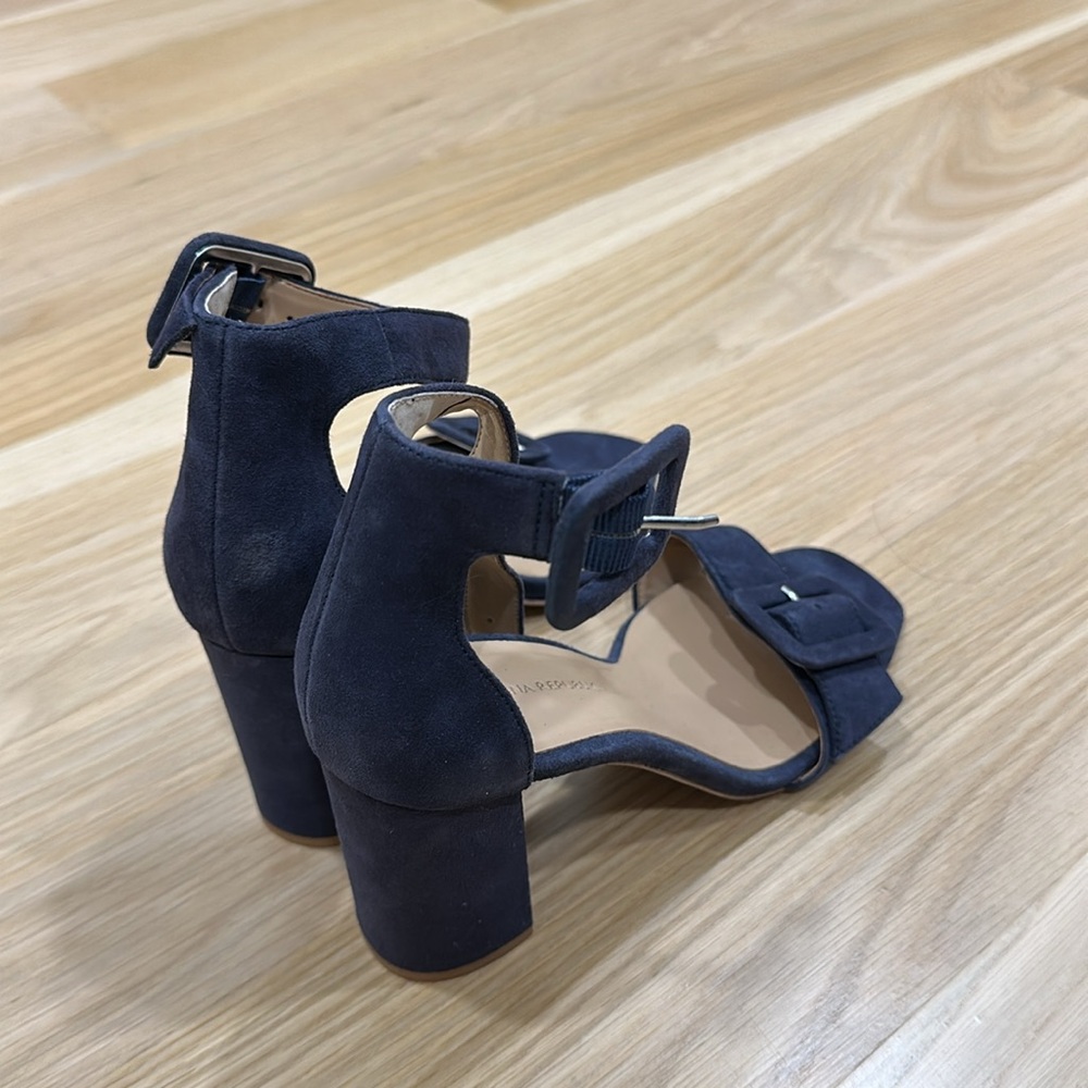 Banana Republic suede buckle block heels! - Picture 3 of 5